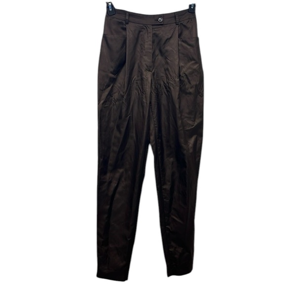 Moschino CheapandChic high rise pants brow sz 8 - Picture 1 of 6